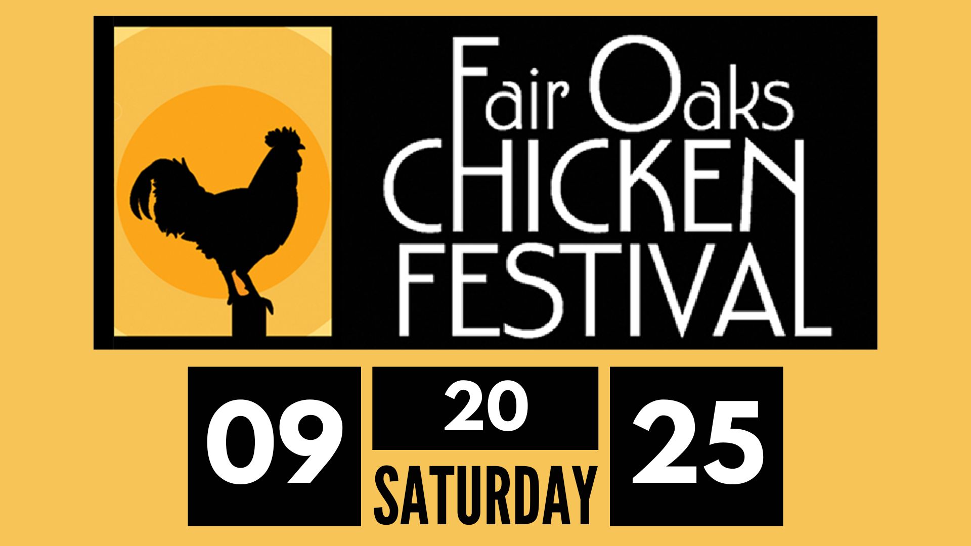 Fair Oaks Chicken Festival Flyer